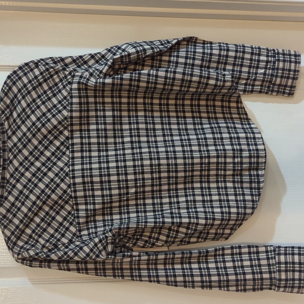 NWT SO Black and White Plaid Shirt Size M Women's - Picture 8 of 8